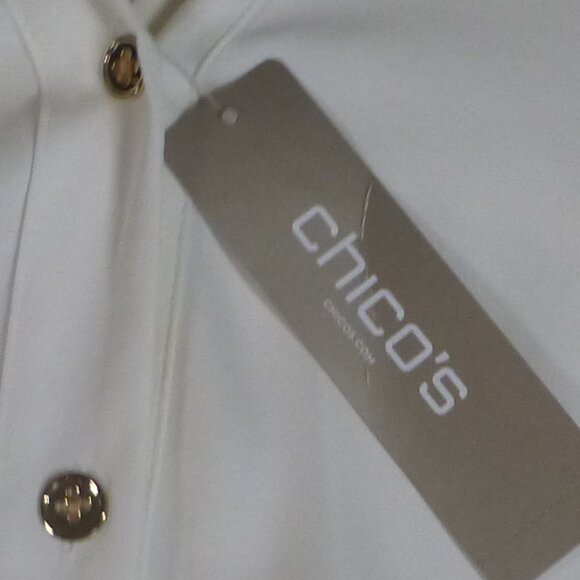 New Chico's Super Pleat Tunic - Picture 3 of 4